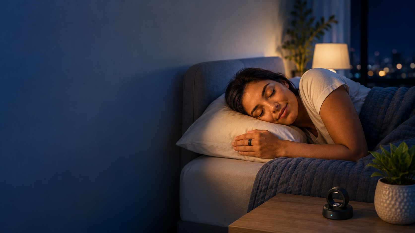 Comfortable overnight sleep monitoring
